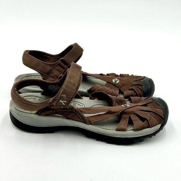 Keen Women’s Rose Adventure Sandal Gorpcore Brown Sandal Sz US 6.5 - Picture 8 of 11
